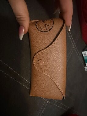 Ray-Ban Tan Sunglasses Case